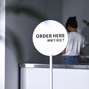 Panneau de sol de style INS, Panneaux d'affichage en métal peint, Imperméable extérieur, personnalisable - Product Image 5