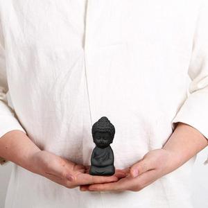 Statue de bouddha Mini Jardin de Thé En Céramique Pour Animaux De Compagnie Eau Méditation Décoration Miniature Maison Modèle <span class=keywords><strong>Statuette</strong></span> <span class=keywords><strong>Zen</strong></span> - Product Image 4