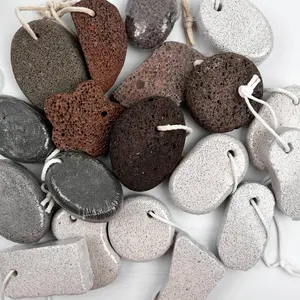 2024 Factory Wholesale Eco-friendly Natural Foot Lava Scrubber Pumice Stone for Removing Callus