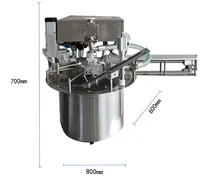Machine de remplissage et de bouchage automatique de poches à bec verseur de haute précision pour sauces tomates et smoothies, pour liquides visqueux