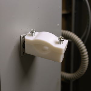 Cable Clamp 44x14x24mm White <b>Plastic</b> Wire Holder Mounting <b>Bracket</b> - Product Image 3