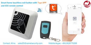 Camel Tuya Aplikasi Wifi Nirkabel, Kontrol Jarak Jauh 433Mhz, Tanpa Sentuh, Tombol Keluar Panik, Saklar Pintar Tanpa Sentuhan - Product Image 6