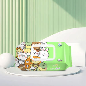 Toallitas Húmedas para Bebé de Venta Directa de Fábrica, 80 Unidades, Tela No Tejida Spunlace, Toallitas Húmedas para Bebé - Product Image 6