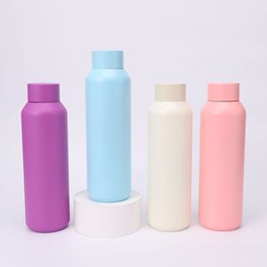 Gobelet isotherme simplifié en acier inoxydable 316, bouteille à petite ouverture de style américain pour étudiants, tasse à eau portable à double paroi sous vide - Product Image 2