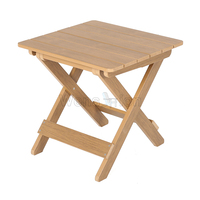 Table de jardin pliante en bois et plastique pour camping, couleurs personnalisées