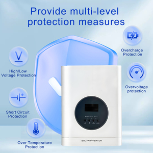 800W 1000VA MPPT phí điều khiển 12V <span class=keywords><strong>DC</strong></span> để <span class=keywords><strong>AC</strong></span> 110V 220V tinh khiết Sine Wave Off Grid 1KVA Wifi UPS lai năng lượng mặt trời biến tần - Product Image 4