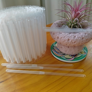 Pp cấp thực phẩm chất liệu dùng một lần uống có thể thu vào rơm nhựa mỏng ống hút kính thiên văn cho sữa - Product Image 5