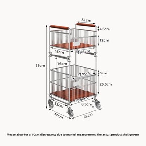 Estante <span class=keywords><strong>de</strong></span> almacenamiento para bebés, carrito pequeño móvil para dormitorio, estante <span class=keywords><strong>de</strong></span> almacenamiento <span class=keywords><strong>de</strong></span> aperitivos, carrito <span class=keywords><strong>de</strong></span> cuidado para recién nacidos, otros muebles para niños - Product Image 6