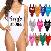 Maillot de bain une pièce sexy pour femme, imprimé logo personnalisé OEM, dos nu, grande taille, taille haute, en Spandex/Nylon, avec coussinets amovibles