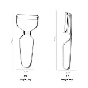 Éplucheur de légumes professionnel en acier inoxydable, éplucheur de pommes de terre manuel, ensemble d'ustensiles de cuisine pour un usage domestique - Product Image 6