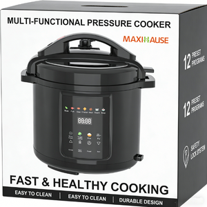 Cuisinière à pression multifonctionnelle <span class=keywords><strong>8</strong></span> <span class=keywords><strong>litres</strong></span> 1200 watts 11-en-1 pour la cuisine domestique, prix d'usine - Product Image 5