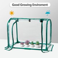 Mini table Portable jardin serre rebord de fenêtre pépinière plante couverture tente humidité dômes pour intérieur et extérieur maison