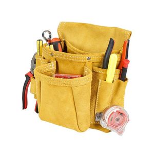 Custom Waterproof Genuine Leather Belt Tool Bag for Woodworker - Product Image 2