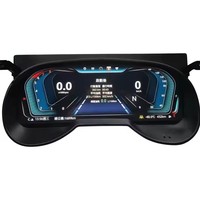 Cluster Digital 12.3 inci untuk Toyota RAV4 2020 mobil, Odometer dasbor instrumen Panel kecepatan Meter LCD pemutar Multimedia