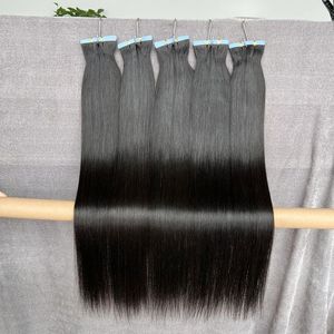 <span class=keywords><strong>Extension</strong></span> per <span class=keywords><strong>capelli</strong></span> con nastro adesivo a doppia trama, di alta qualità, con cuticole intatte, 100% <span class=keywords><strong>capelli</strong></span> umani russi, <span class=keywords><strong>extension</strong></span> naturali premium - Product Image 3