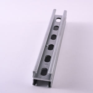 Высококачественная перфорированная двухканальная стальная стойка, оцинкованная сталь, изготовленная на заказ - Product Image 1