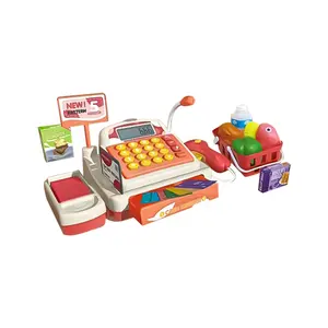 Ensemble de jouets enfants supermarché en plastique mini caisse enregistreuse jouets pour enfants jouet éducatif