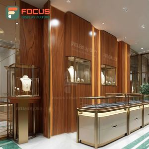 Vitrina de Joyería Personalizada de Alta Visibilidad, Fabricante de Vitrinas Comerciales con Marco de Metal y Vidrio - Product Image 6