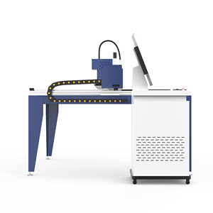 Nouvelle machine de découpe laser à fibre compacte 1313, zone de travail efficace 1,2 x 1,2 m, refroidissement par eau, entraînement double face, détachable, AI Metal - Product Image 2