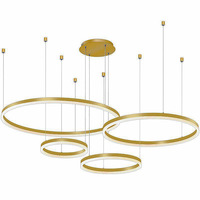 Lustre LED suspendu moderne et simple pour hôtel, maison, salon, décoration de plafond haut