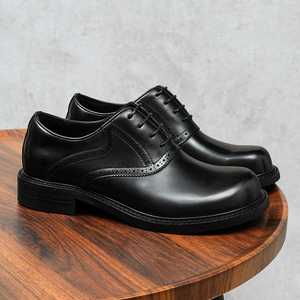 Men's Large-Sleeve Other <b>Shoes</b>-2025 New Design-Polka Dot Pattern Men's Business Casual Handmade Lace-up <b>Shoes</b> <b>Height</b> <b>Increasing</b> - Product Image 3
