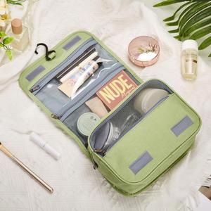 Custom Foldable <b>Hanging</b> Toiletry <b>Bag</b> Waterproof Travel Cosmetic Organizer <b>Bag</b> with Multiple Compartments - Product Image 4