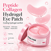 Masque pour les yeux personnalisé avec logo PDRN et niacinamide, éclaircissant, anti-rides, hydratant, patchs pour les yeux contre les cernes
