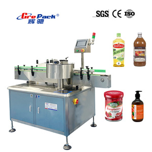 Máquina Etiquetadora Automática de Botellas de Mayonesa, Máquina Etiquetadora de Frascos con Impresora para Botellas de Perfume - Product Image 1
