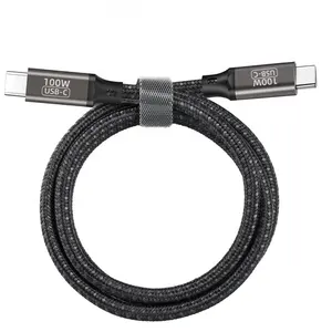 Cable de carga usb tipo c, 0,5 m, 1m, 1,5 m, 2m, 3m, 100w, macho a macho con 480Mbps