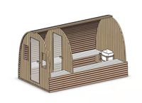 Fabricant Chinois Ensemble Complet Maison en Bois Facile à Assembler Luxe Pas Cher Maison en Rondins Préfabriquée en Bois