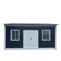 Maison conteneur mobile portable de 20 pieds au design moderne, 1 pièce, haute qualité pour la vie en plein air, avec salle de bain