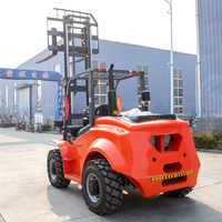 Pengiriman gratis 3 t 3.5 Ton 5 Ton 6 t 4wd 4x4 diesel Mini artikulating pertanian dipasang off Road pengangkat barang medan berat