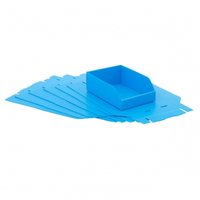 Boîtes en plastique ondulé empilables Correx personnalisées pour vêtements Bacs de rangement pour entrepôt Bacs de cueillette Coreflute Bin