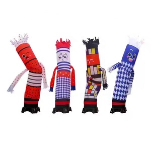 Kit de Sky Dancer Gonflable d'Halloween : Squelette et Fantôme Sanglant, Marionnette Aérienne Dansante avec Souffleur et Support, Thème Horreur - Product Image 2