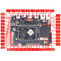 Carte de développement Rockchip RK3568 Gold Finger avec kit de base, 2 Go de RAM, 8 Go de stockage, GPU Mali G52 par Rongpin DR4-RK3568