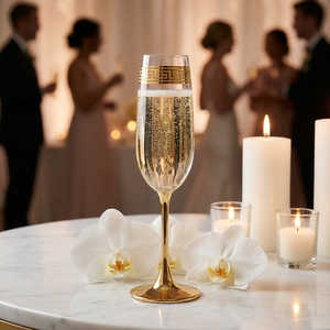 Verre à vin soufflé à la main gravé avec un motif floral, verres à cocktail à long pied transparents pour mariage, anniversaire, fête - Product Image 6