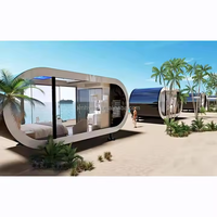Conteneur d'expédition coulissant ouvert de conception moderne de 40 pieds pliant préfabriqué extensible maison anti-ouragan de 20 pieds avec salle de bain fabriqué en Chine