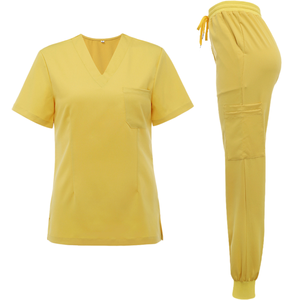 Uniformes de hospital para mujer y hombre de alta calidad, personalizados, 100% algodón, transpirables, del mejor fabricante. - Product Image 2