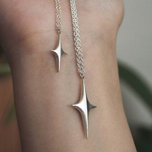 Collier <span class=keywords><strong>Stella</strong></span> imperméable Collier étoile en acier inoxydable 316L Collier pendentif minimaliste à la mode en acier inoxydable - Product Image 5