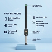 Escáner FDXB HDX para Ganado con Interfaz de Comunicación RFID, Lector de Microchip Portátil para Etiquetas de Oreja, Material ABS