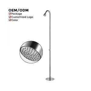 Columna de Ducha Exterior de Acero Inoxidable 316 para Agua Fría, para <span class=keywords><strong>Piscina</strong></span> o Uso en la Playa - Product Image 1
