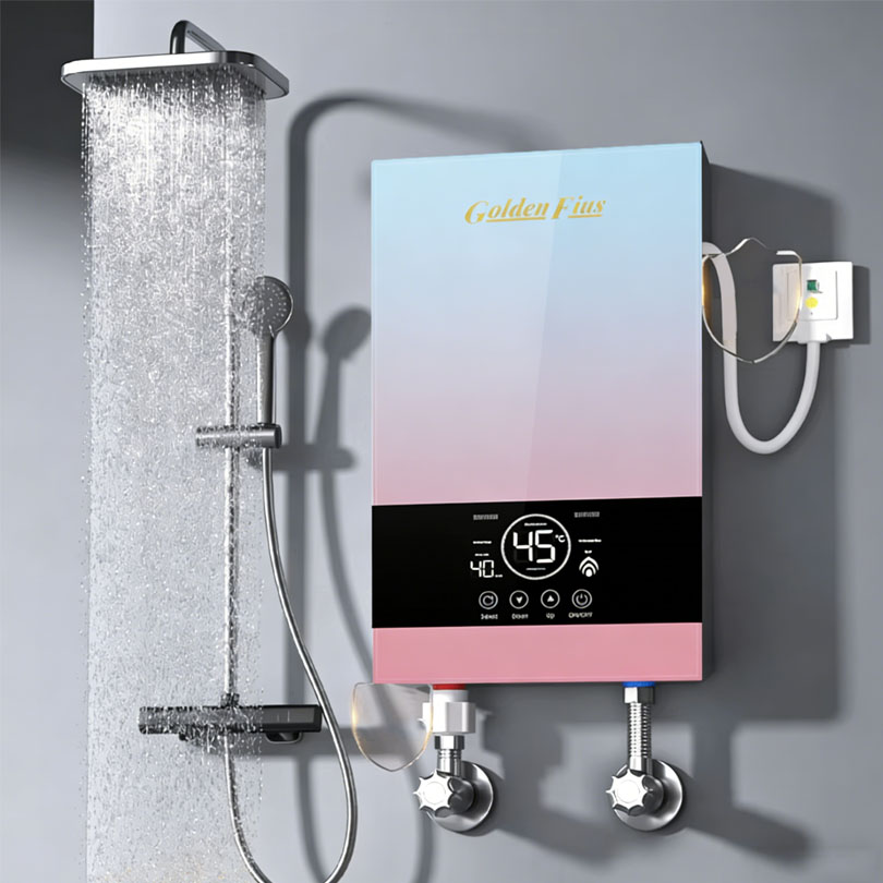 Customized Color Instant Water Heater 5500W Smart Constant-Temperature Tankless Electric Water Heater for Shower