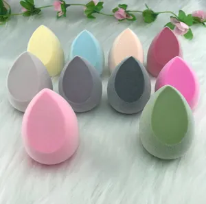 Beste verkauf Latex Kostenloser weichsten hydrophile schönheit micro faser samt kosmetische puff make-up schwamm mixer