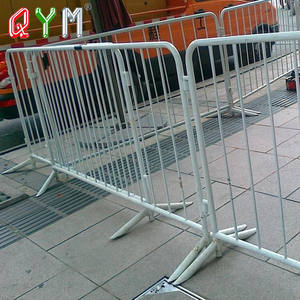 Clôture temporaire en chaîne galvanisée, barrière de contrôle des foules industrielle - Product Image 2