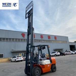 Дизельный вилочный погрузчик WGZN высшего качества, 3,5 тонны, безопасный для строительных площадок, дизельный погрузчик для подъема грузов - Product Image 1