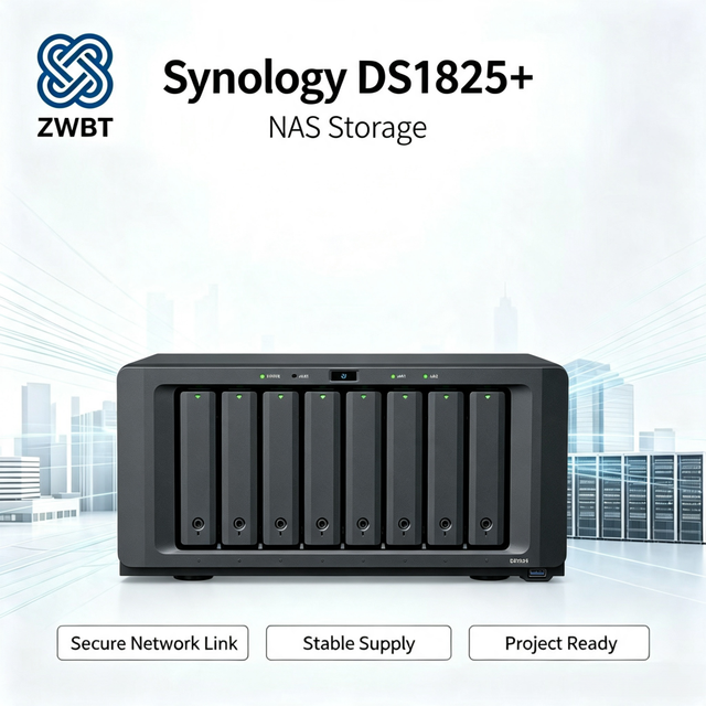 Synolog Y DS1825+ DiskStation 8-Bay NAS Enterprise Network Storage Server 4 2.5G LAN USB Data Backup RAID Cloud Storage in Stock