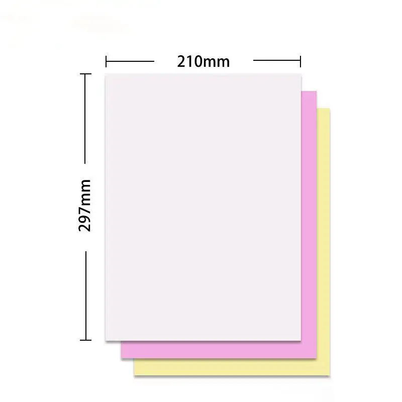 A4 salinan dua salinan A5 kertas cetak dua dokumen kosong kertas salinan bebas karbon kertas kontrak pembayaran mesin