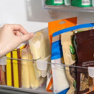 Transparent <b>Plastic</b> <b>Drawer</b> Organizer Partition Kitchen <b>Storage</b> Box Divider Refrigerator Side Door Finishing Bezel-for Food - Product Image 5