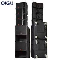 Sistem Speaker Line Array Profesional aM102 Dual Tweeter 1.7 inci + Subwoofer aM18 18 inci Sensitivitas 98dB untuk Pertunjukan Langsung