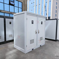 Toilettes et Douche Portables Doubles Cabines Mobiles pour Travailleurs – Sanitaires Extérieurs Préfabriqués pour Chantiers